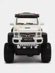 Желтый металлическая модель машины "Гелендваген 6x6", свет и звук, масштаб 1:20/гелик 6х6
