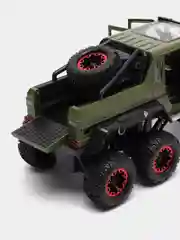 Зелёный хаки металлическая модель машины "Гелендваген 6x6", свет и звук, масштаб 1:20/гелик 6х6
