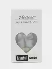 Цветные линзы Glassbal Green 0.00, зеленые, без диоптрий