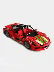 Красный конструктор "Гоночная машина Supercar", с инерционным механизмом