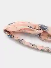 Розовый повязка на голову с узлом, ободок