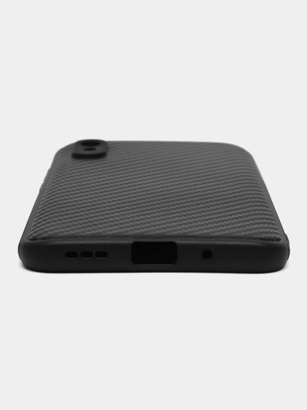 Черный чехол силиконовый для Xiaomi Redmi 9A,  Сяоми Редми 9А карбон