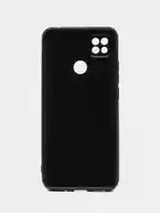 Черный чехол силиконовый для Xiaomi Redmi 9C, Redmi 10A, Сяоми Редми 9С / Редми 10А карбон