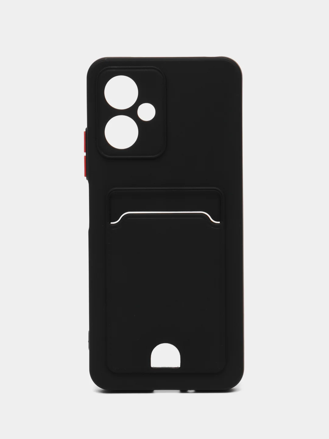 Черный чехол XIAOMI POCO X5 / Redmi NOTE 12 с защитой камеры и карман для пластиковой карты