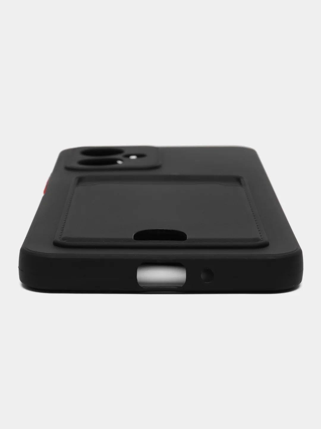 Черный чехол XIAOMI POCO X5 / Redmi NOTE 12 с защитой камеры и карман для пластиковой карты
