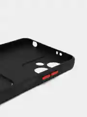 Черный чехол XIAOMI POCO X5 / Redmi NOTE 12 с защитой камеры и карман для пластиковой карты