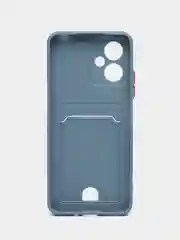 Серый чехол XIAOMI POCO X5 / Redmi NOTE 12 с защитой камеры и карман для пластиковой карты