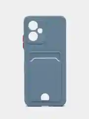 Серый чехол XIAOMI POCO X5 / Redmi NOTE 12 с защитой камеры и карман для пластиковой карты