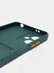 Зеленый чехол XIAOMI POCO X5 / Redmi NOTE 12 с защитой камеры и карман для пластиковой карты