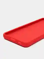 Красный чехол силиконовый для Samsung Galaxy S21, Самсунг Галакси С21