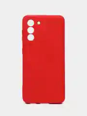 Красный чехол силиконовый для Samsung Galaxy S21, Самсунг Галакси С21