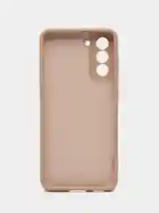 Бежевый чехол силиконовый для Samsung Galaxy S21, Самсунг Галакси С21