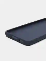 Темно-синий чехол силиконовый для Samsung Galaxy S21, Самсунг Галакси С21