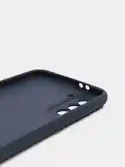 Темно-синий чехол силиконовый для Samsung Galaxy S21, Самсунг Галакси С21