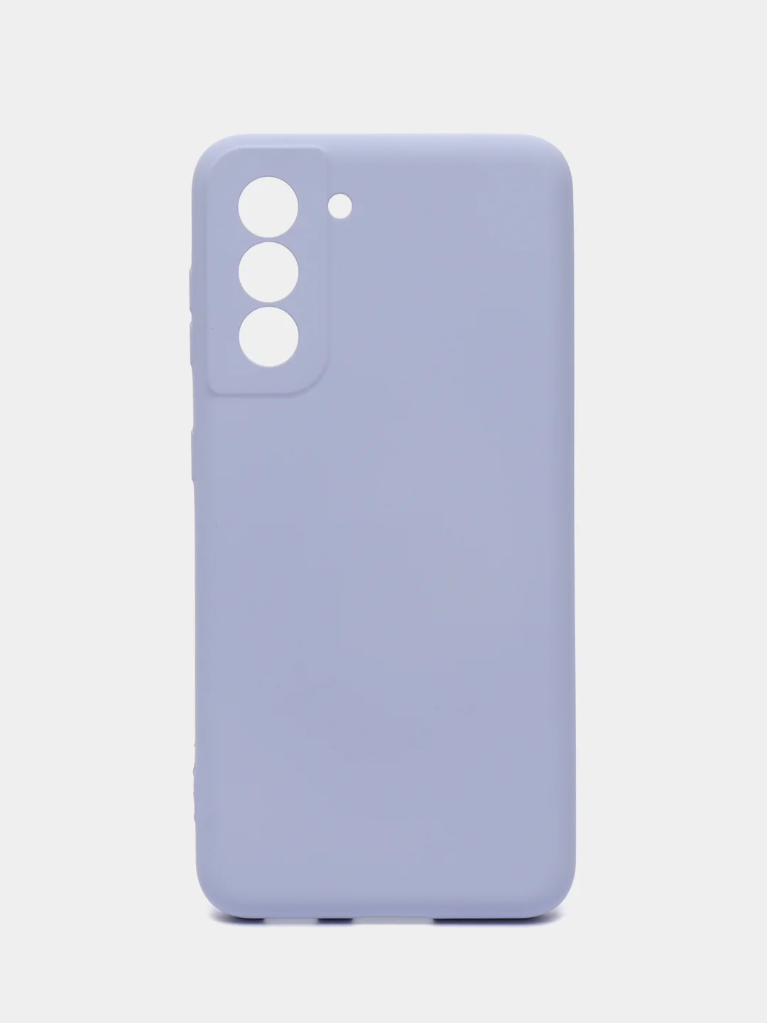 Лавандовый чехол силиконовый для Samsung Galaxy S21, Самсунг Галакси С21