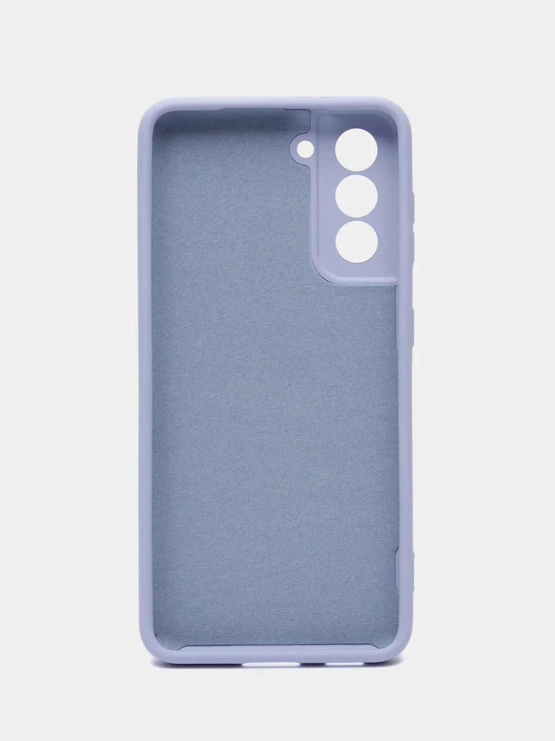 Лавандовый чехол силиконовый для Samsung Galaxy S21, Самсунг Галакси С21