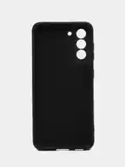 Черный чехол силиконовый для Samsung Galaxy S21, Самсунг Галакси С21