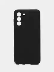 Черный чехол силиконовый для Samsung Galaxy S21, Самсунг Галакси С21
