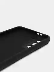 Черный чехол силиконовый для Samsung Galaxy S21, Самсунг Галакси С21
