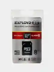 Карта памяти Exployd microSDHC 4 / 8 / 16 / 32 / 64 / 128 GB, Class10, micro SD, микросд, флеш карта