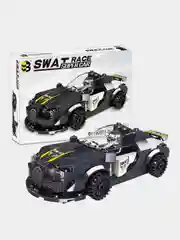 Угольный конструктор "Гоночная машина Supercar", с инерционным механизмом