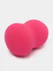 Розовый спонж губка