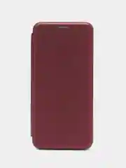Бордовый чехол книжка TECNO POP 6 PRO