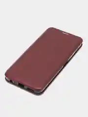 Бордовый чехол книжка TECNO POP 6 PRO