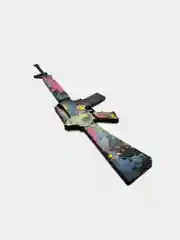 Алый деревянный автомат из CS GO / КС ГО