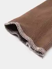Светло-коричневый манжеты трикотажные, кашкорсе, 1 пара, 9 х 14 см