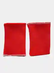 Красный манжеты трикотажные, кашкорсе, 1 пара, 9 х 14 см