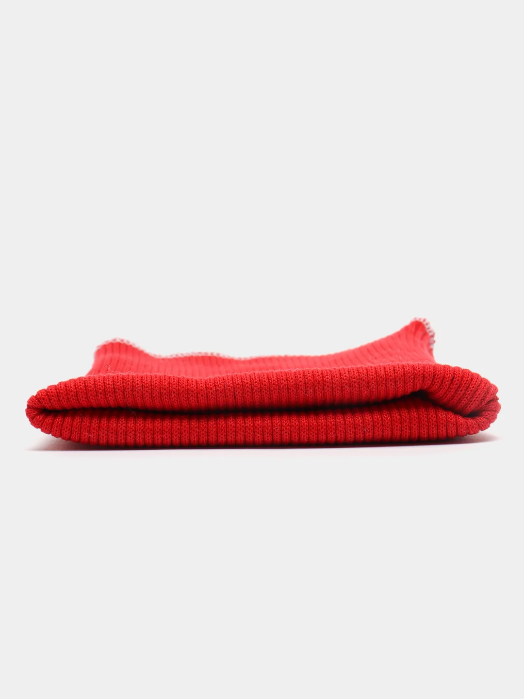 Красный манжеты трикотажные, кашкорсе, 1 пара, 9 х 14 см