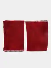 Бордовый манжеты трикотажные, кашкорсе, 1 пара, 9 х 14 см