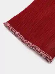 Бордовый манжеты трикотажные, кашкорсе, 1 пара, 9 х 14 см