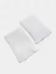 Белый манжеты трикотажные, кашкорсе, 1 пара, 9 х 14 см