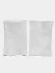 Белый манжеты трикотажные, кашкорсе, 1 пара, 9 х 14 см