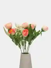 Оранжевый искусственные цветы "Камелии"