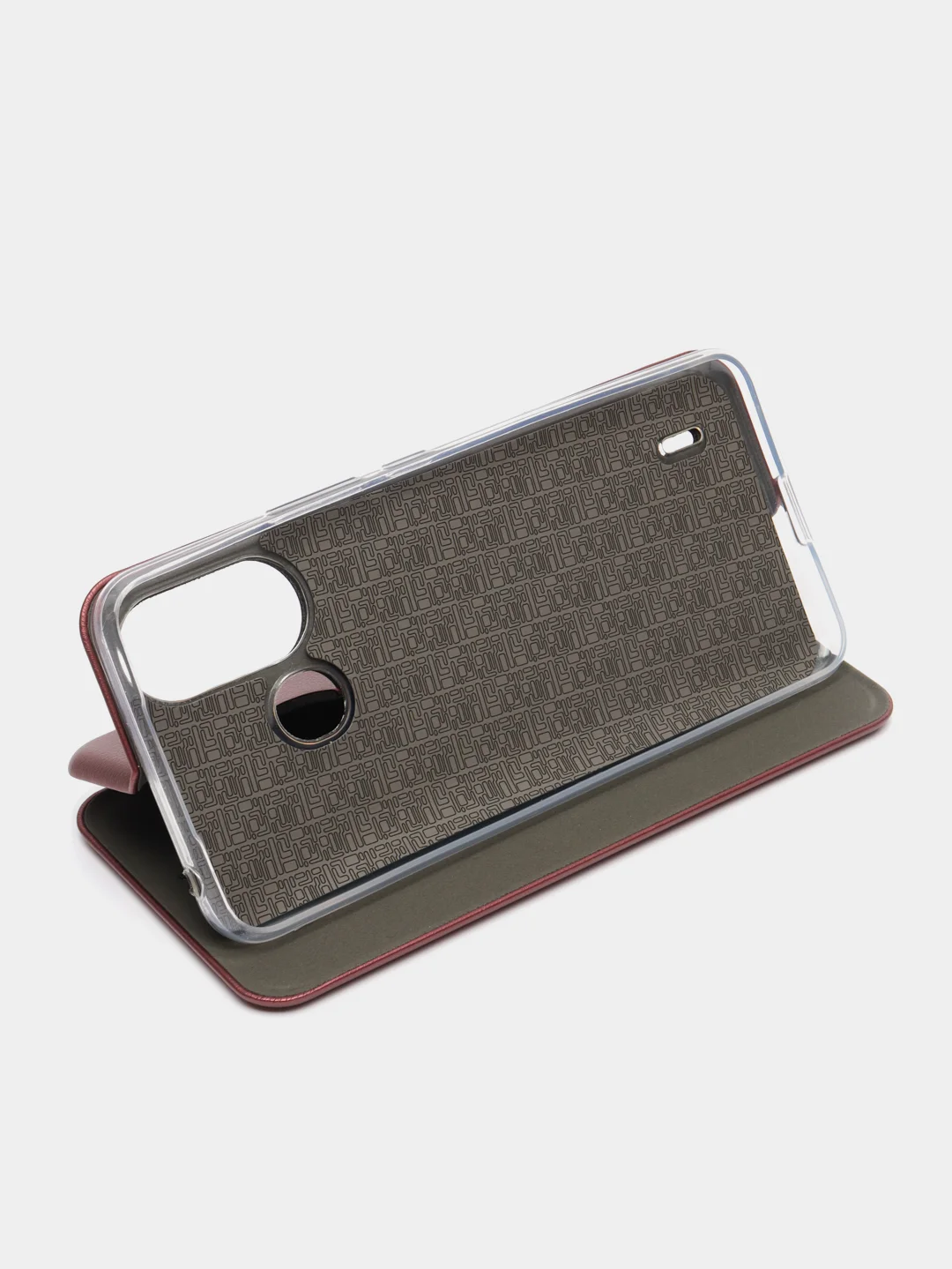 Бордовый чехол книжка ITEL A49