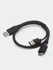 Кабель micro USB B 3.0 AM, двойной Y кабель для жесткого диска HDD, SSD переходник micro B