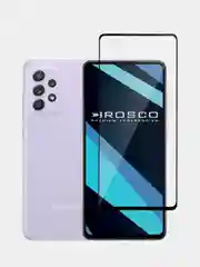 1-2 шт стекло для Samsung Galaxy A51/ A52/ M31s защитное ROSCO олеофобное c черной рамкой