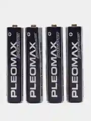 Батарейки солевые мизинчиковые Pleomax R03, AAA, 1.5V