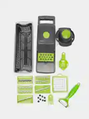 Серый овощерезка, терка для овощей. Овощерубка ручная Veggie Slicer