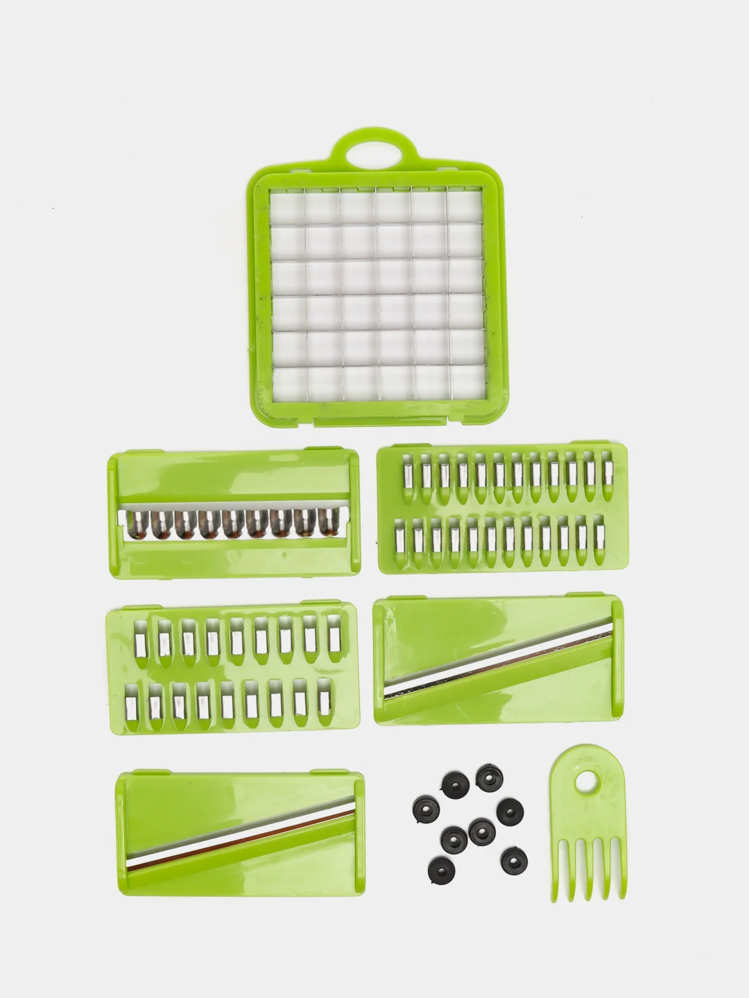 Серый овощерезка, терка для овощей. Овощерубка ручная Veggie Slicer