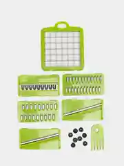 Серый овощерезка, терка для овощей. Овощерубка ручная Veggie Slicer