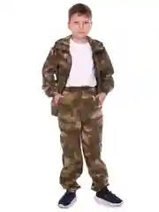 Детский камуфляжный костюм, летний, унисекс