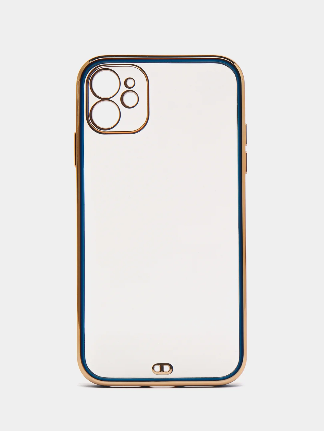 Синий чехол силиконовый для iPhone 11, технология 6D