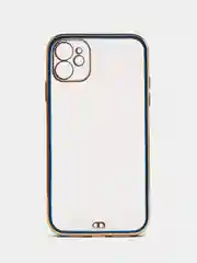 Синий чехол силиконовый для iPhone 11, технология 6D