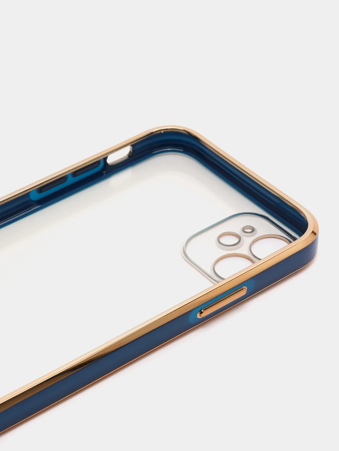 Синий чехол силиконовый для iPhone 11, технология 6D