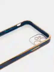Синий чехол силиконовый для iPhone 11, технология 6D
