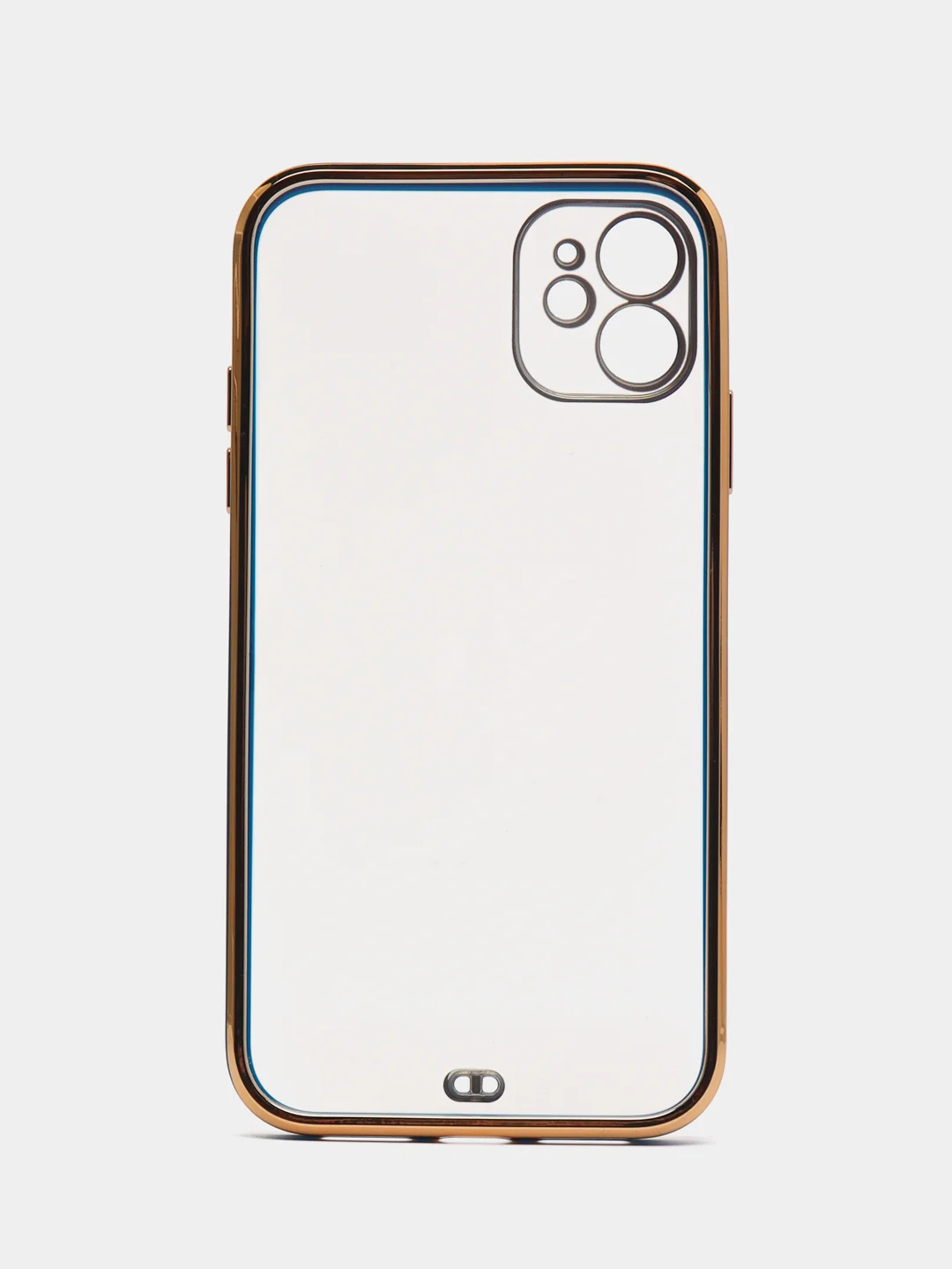 Синий чехол силиконовый для iPhone 11, технология 6D